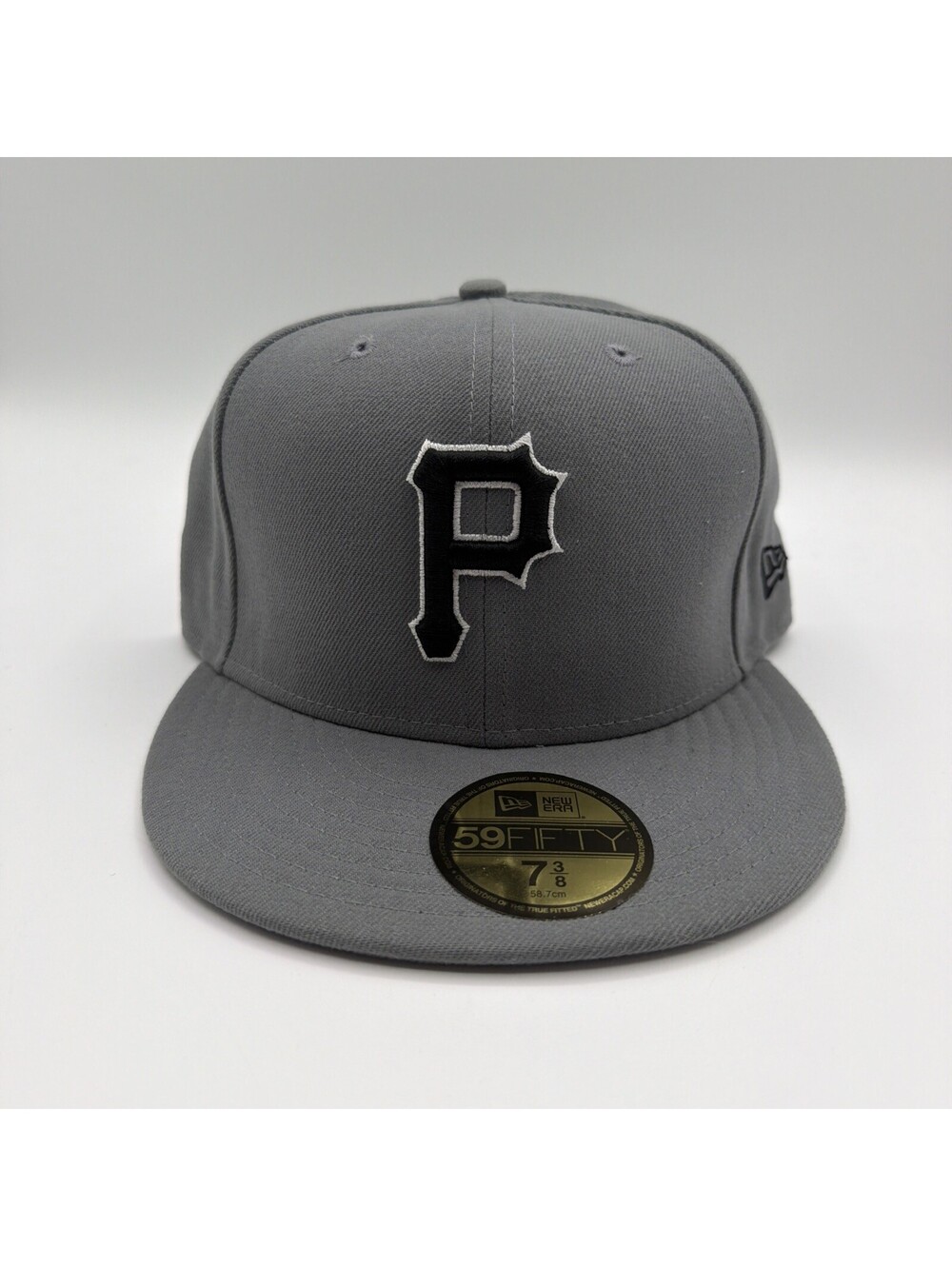 MLB Pittsburgh Pirates 9FIFTY Fitted New Era Cap Gray Size 7 3/8